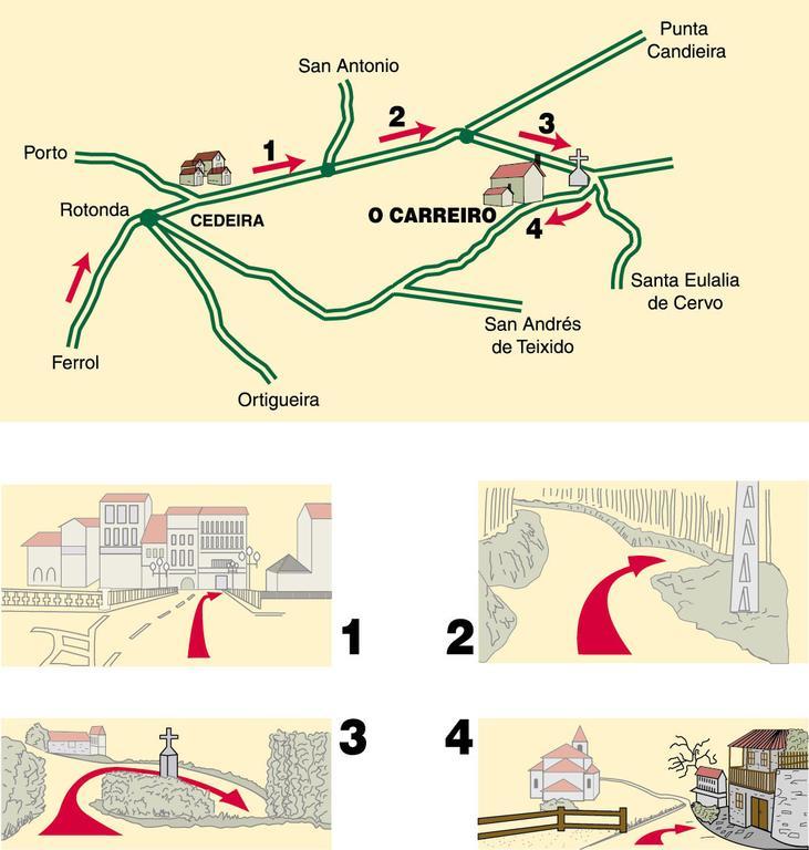 Casa Rural O Carreiro Cedeira Ngoại thất bức ảnh